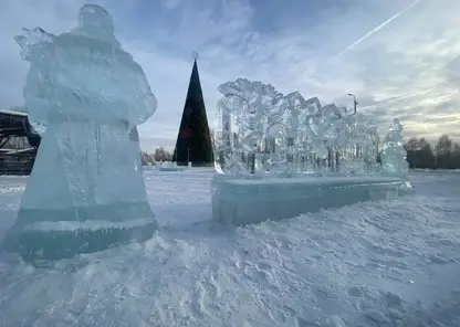 В Красноярске ледовый городок в Татышев-парке закрыли на техническое обслуживание