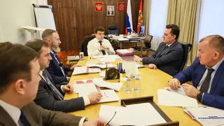Вице-премьеры правительства Красноярского края представили Михаилу Котюкову планы работы на 2024 год