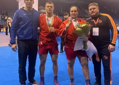 Красноярские самбисты завоевали золото на турнире в Беларуси