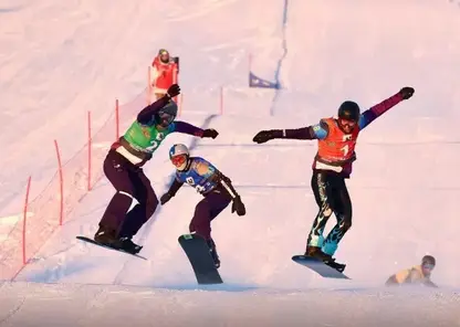 Сноубордисты Кристина Пауль и Николай Олюнин получили золотые медали Спартакиады в смешанной паре
