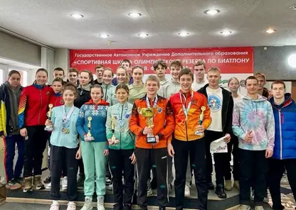 Красноярские биатлонисты заняли весь пьедестал в финальном спринте первенства Сибири
