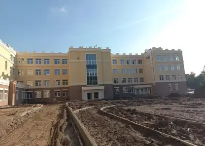 В Ленинском районе завершается реконструкция одной из старейших школ Красноярска