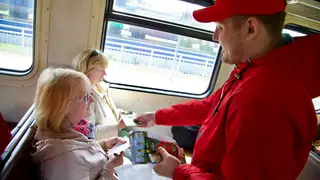 Специальная профилактическая акция «Семена безопасности» прошла в электропоездах Красноярской железной дороги