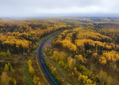 Погрузка на Красноярской железной дороге выросла на 3,6% в январе–сентябре