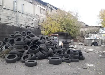 За выброшенные покрышки красноярским автомобилистам может грозить штраф до 400 тысяч рублей