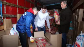 Из Красноярского края на Донбасс отправится гуманитарную помощь