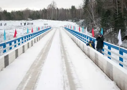 В Красноярском крае после реконструкции открыли мост через реку Каменка