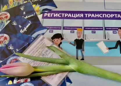 Сотрудники ГИБДД рассказали красноярцам о работе регистрационных пунктов в праздничные дни