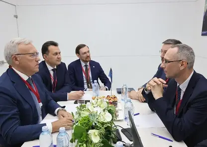 Губернатор Александр Усс обсудил с главой ИНК Яковом Гинзбургом перспективы сотрудничества