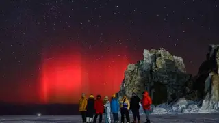 Туристы стали свидетелями редкого явления на Байкале Туристы стали свидетелями редкого явления на Байкале