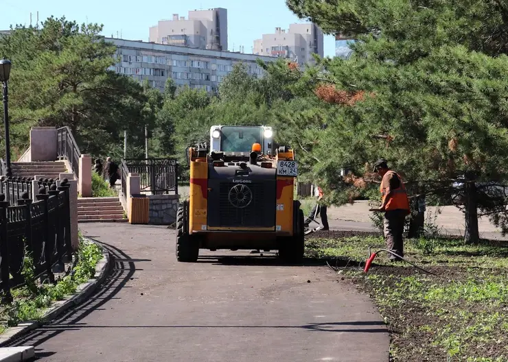 Из грязи — в прогулочную зону: набережная Качи преображается в Красноярске