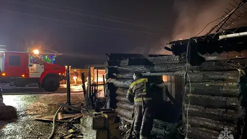 Две женщины погибли во время пожара под Красноярском