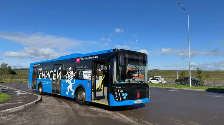 35 новых газомоторных автобусов вышли на маршруты Красноярска