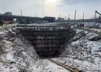В Красноярске заморозят грунт на Копылова для строительства метро