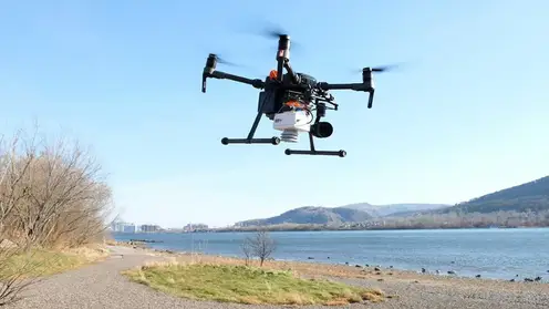 Беспилотники впервые помогли красноярским учёным оценить кормовую базу для рыб в Енисее