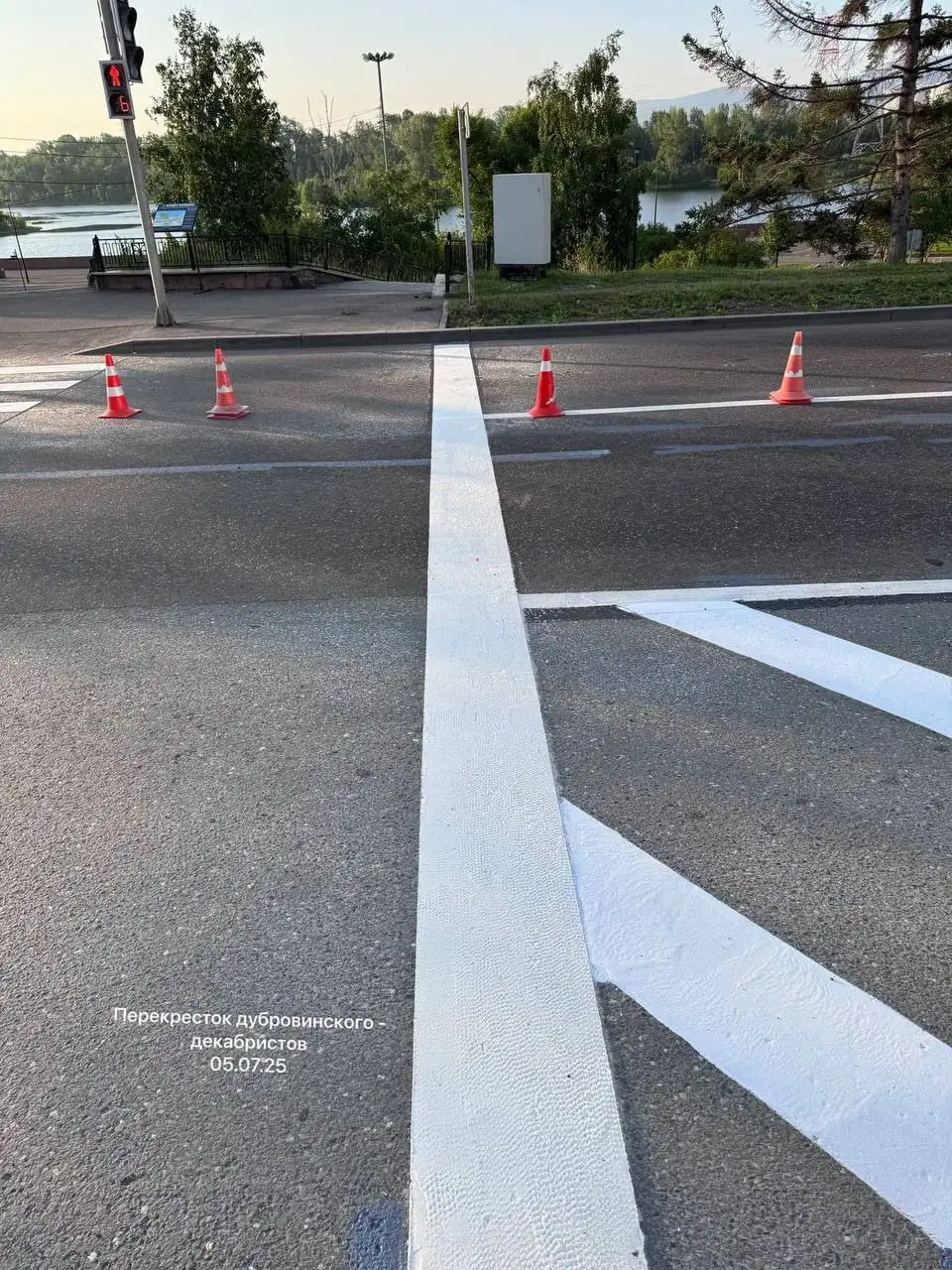 Фото: мэрия Красноярска. Перекресток Дубровинского — Декабристов