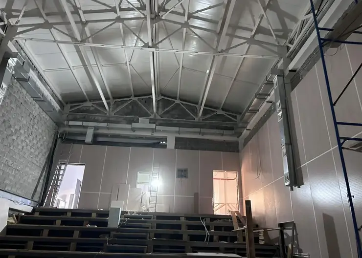 В якутском селе Хатырык завершается строительство культурно-спортивного центра