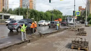 Улицу Киренского в Красноярске марафетят. Дорожное движение там оптимизируют