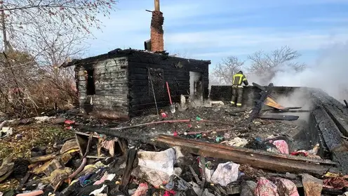 Мужчина и женщина погибли при пожаре в частном доме в Приморье