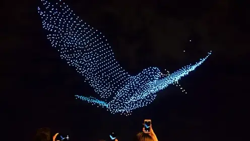 Шоу дронов в Красноярске отменили из-за неблагоприятных погодных условий