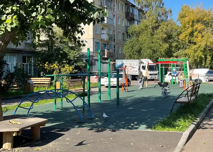 5 дворов благоустроили в Кировском районе Красноярска