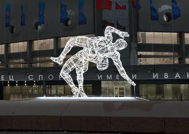 В Красноярске установят новые светящиеся фигуры и гирлянды