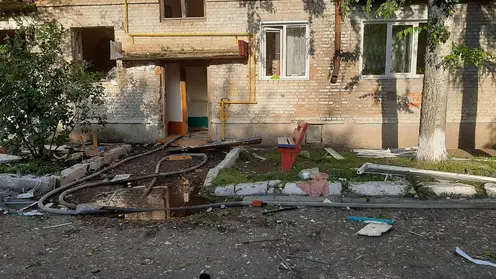 Бытовой газ взорвался в жилом доме в Канске