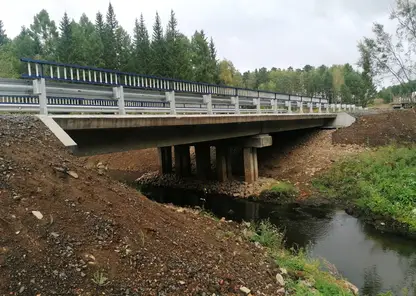 В Красноярском крае завершен ремонт моста через реку Куруп