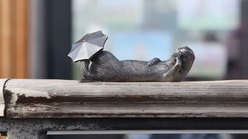 В красноярском Солнечном установили новую фигурку суслика