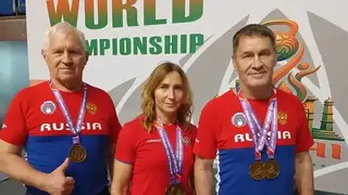 Красноярские ветераны стали победителями первенства мира по гиревому спорту