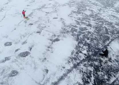 Поиски провалившейся под лед девочки завершились в Кузбассе