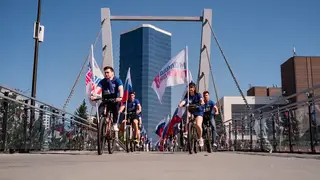 В День России Красноярская молодежь провела массовый велопробег