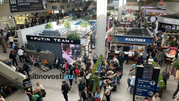 Красноярцы не могут вылететь в Сибирь из питерского Пулково из-за ограничений в аэропорту