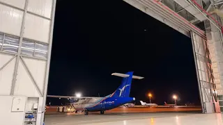 В аэропорту Красноярска после ремонта заработал крупнейший за Уралом ангар для самолетов