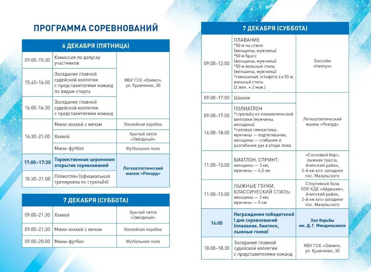 Фото: официальный телеграм-канал министерства спорта Красноярского края