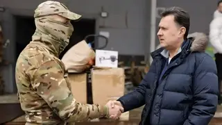 Мэр Красноярска передал бойцам из разведотряда «Сибирь» гуманитарный груз жителей города Мэр Красноярска передал бойцам из разведотряда «Сибирь» гуманитарный груз жителей города