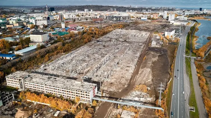 В Красноярске суд вернул государству 57 участков бывшего завода комбайнов — там планировали жилой комплекс