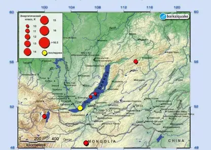 В Иркутской области и Бурятии 16 февраля произошло землетрясение интенсивностью в три балла
