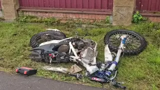 Молодой бесправник на мотоцикле погиб в аварии во время вечерней поездки под Красноярском