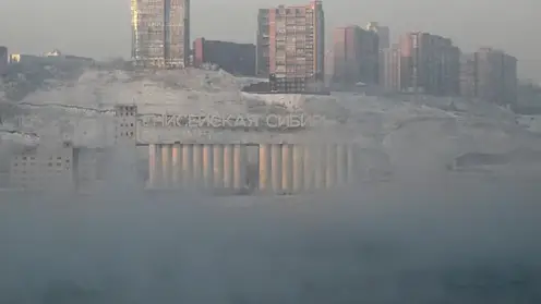 Красноярск встретил пятницу с 30-градусными морозами: на дорожную ситуацию это почти не повлияло