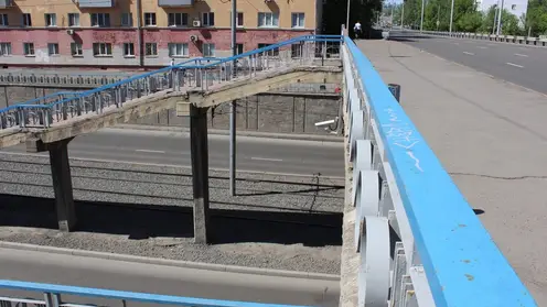 В Красноярске до 31 августа продлили ограничения для проезда на путепроводе по ул. Мичурина