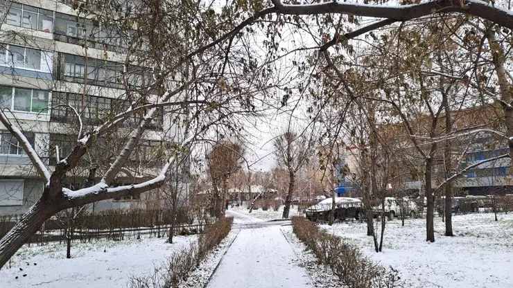 Снежная и ветреная погода ждет красноярцев 13 ноября