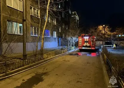Пять человек, включая двоих детей, пострадали во время пожара в Красноярске