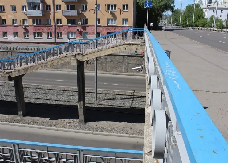 В Красноярске до 31 августа продлили ограничения для проезда на путепроводе по ул. Мичурина