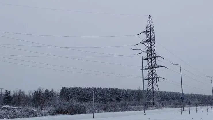 Начало рабочей недели в Красноярске будет снежным и относительно теплым