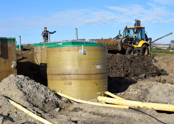 Специалисты завершают строительство очистных сооружений в Первоманске