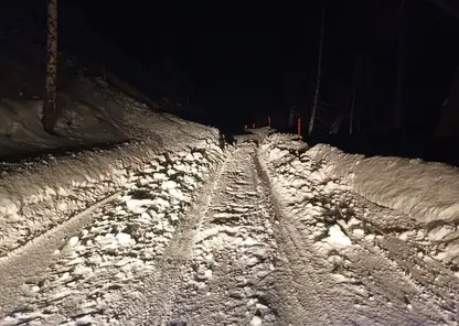 Несколько лавин сошло на трассу в Курагинском районе