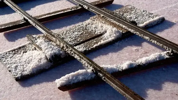 Рельс лопнул в Хакасии из-за аномальных морозов