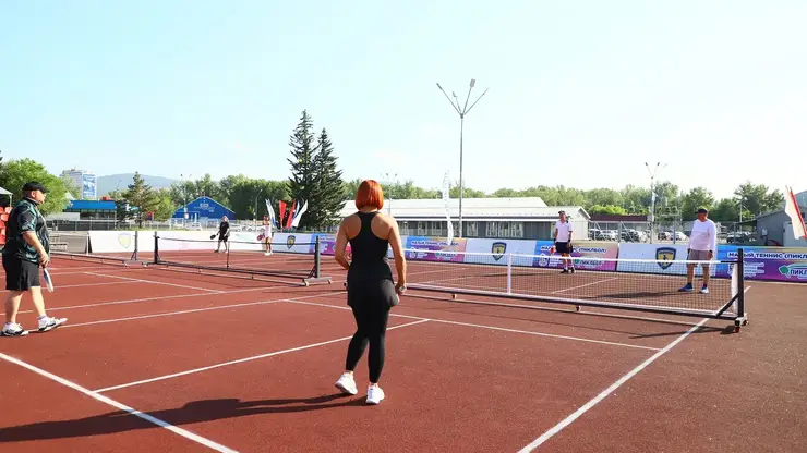 Три новые площадки для малого тенниса открыли в Красноярске