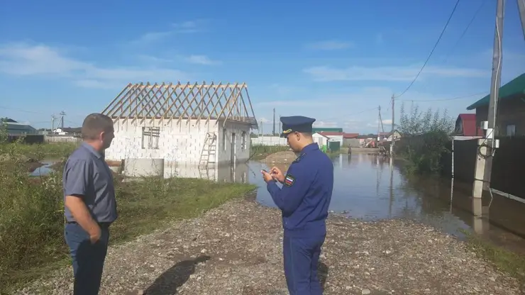 Обильные осадки вызвали паводок в Березовском районе: подтоплены дома и участки